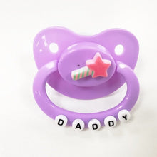 Load image into Gallery viewer, Ddlg Abdl Pacifier Classic Customized Silicone Adult Baby Pacifier Plus SizeLittle Space Daddys Girl Daddy Dom
