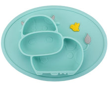 Load image into Gallery viewer, Qshare Baby Silicone Tableware Children Food Feeding Container Placemat Infant Feeding Cup Baby Dishes Suction Bowl Kids Plate
