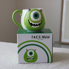 Load image into Gallery viewer, 300ml Disney Monster Mike Sullivan Cartoon Water Cup Coffee Milk Tea Ceramic Mug Home Office Collection Cup Festival Gifts
