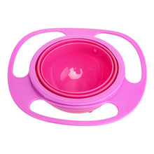 Load image into Gallery viewer, New Hot Design Universal Gyro Bowl Dishes Anti Spill Bowl Smooth 360 Degrees Rotation Gyroscopic Bowl For Baby Kids

