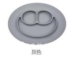 New Spot Owl Style Cartoon-in-one Silica Gel Children's Dinner Plate with Non-Slip and Subsidiary kids Plate